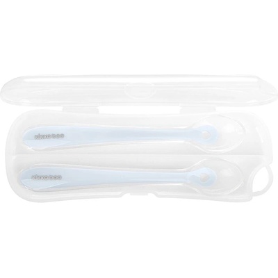 Kikka Boo Лъжици силиконови в кутия 2бр Blue (kikka-31302040132)