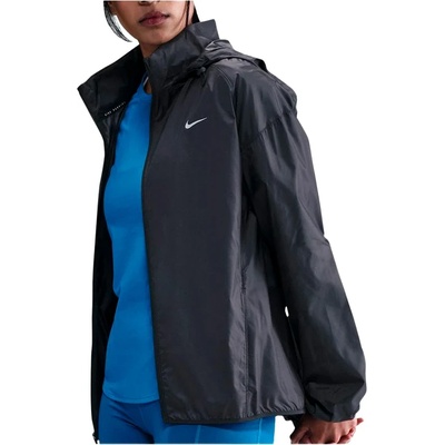 Nike Дамско яке за бягане Nike Women's Tempo Repel Running Jacket - Black / Reflective Silver (128-0636-0213)