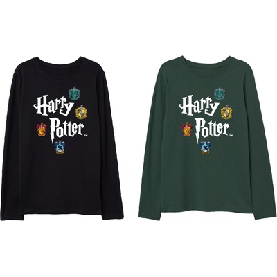 Harry Potter tričko 5202108 tmavo zelená