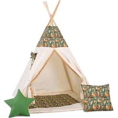 Elis Design set teepee stan Džungle standard