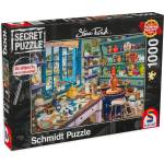 Schmidt Spiele Пъзел-загадка Schmidt от 1000 части - Ателието на артиста, Стив Рийд (59656)