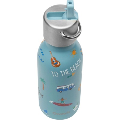 Qwetch KIDS izotermická lahev 350 ml Honolulu modrá