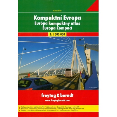 Freytag A Berndt Evropa kompakt atlas 1:1 50is. FaB