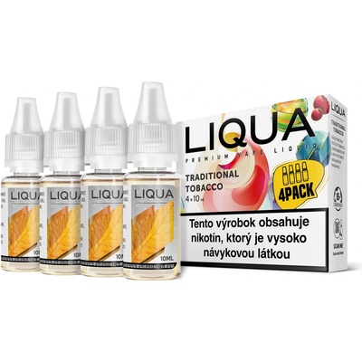 Ritchy Liqua Elements 4Pack Traditional tobacco 4 x 10 ml 12 mg