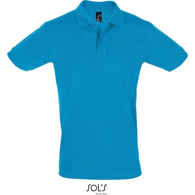 Sol´s Collection polokošile Perfect Men krátký rukáv pánská Cot-25113402201 Aqua