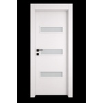 EUROSTILL Интериорна врата с каса EUROSTILL MILANO с остъкление TW 88x205 cm Бяло (DMTW20588W150/S)