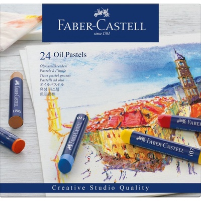Olejové pastely Faber-Castell 24 farieb