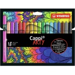 STABILO Комплект флумастери, Stabilo, Cappi Arty ST168/18-1-20, 18 цвята (ST168/18-1-20)