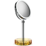 Decor Walther Козметично огледалце Kristall с жълта основа хром (0941781)