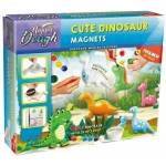 Paulinda happy dough cute dinosaur magnet