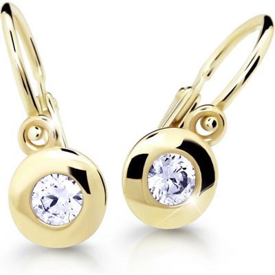 Cutie Kids Jewellery Gold Zlaté náušničky C2589