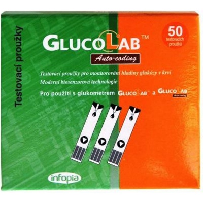 GLUCOLAB Testovacie prúžky pre glukomer GlucoLab 2 x 25 ks