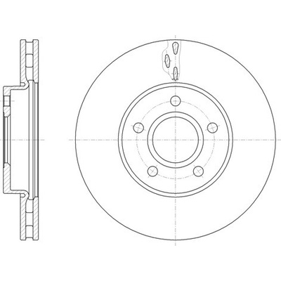 Brzdový kotúč REMSA 61560.10