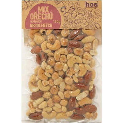 HOS MIX ořechů pražených nesolených 150 g
