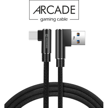 Swissten 71528000 USB USB-C, 1,2m, černý