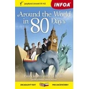 Cesta kolem světa za 80 dní / Around The World in 80 Days - Zrcadlová četba (A1- - Verne Jules, Brožovaná