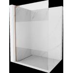 Mexen Kioto L душ параван Walk-in 70 x 200 cm, прозрачен/матиран, розово злато - 800-070-103-60-35 (800-070-103-60-35)