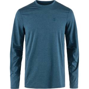 Fjällräven Мъжка спортна тениска Fjällräven Abisko Day Hike L/S Longsleeve - Indigo Blue (216-6069-0311)