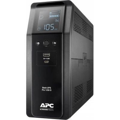 APC Back UPS Pro BR 1200VA, Sinewave, 8 Outlets, AVR, LCD interface