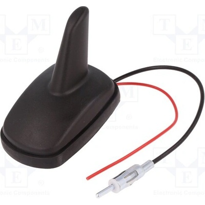 4CARMEDIA ANT.S01 Anténa; automobilová,SHARK; AM,FM; DIN; černá matná; 12VDC; RG174