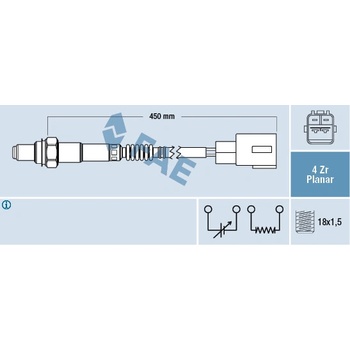 Lambda sonda FAE 77457
