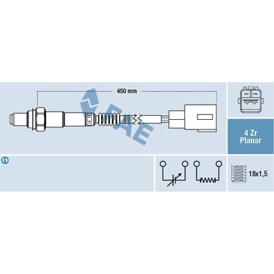 Lambda sonda FAE 77457