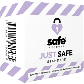 Safe - Condoms with Silicone-Based Lubricant Standard 5 pcs