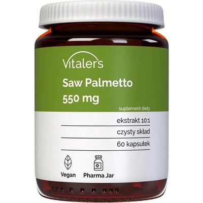 Vitaler's Простата и уринарен тракт - Сао Палмето, 550 mg x 60 капсули (406682 (VIT-0668) VIT)
