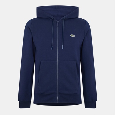 Lacoste Суичър Lacoste Men's Basic Full-Zip Hoodie - Blue AEY