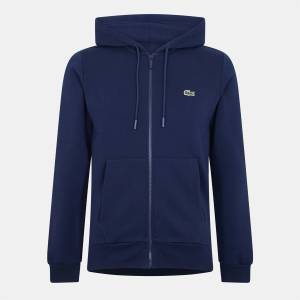 Lacoste Суичър Lacoste Men's Basic Full-Zip Hoodie - Blue AEY