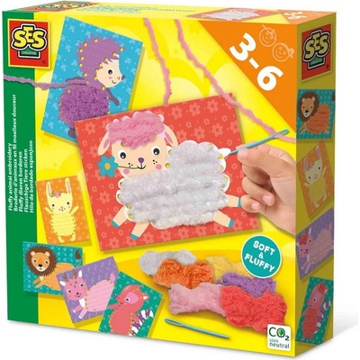 SES Vyšívanie zvieratiek pomocou priadze