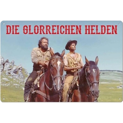 Bud Spencer a Terence Hill Cedule Bud Spencer and Terence Hill Die glorreichen Helden 20x30cm