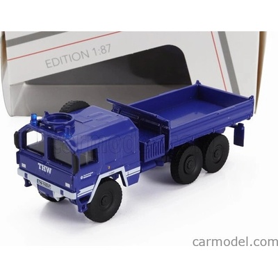 Schuco MAN Kat1. Truck Thw 3-assi 1969 modrá 1:87