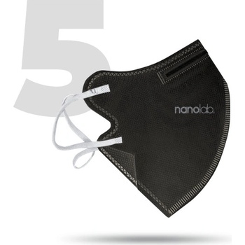 Nanolab nanorespirátor FFP2 černý 5 ks
