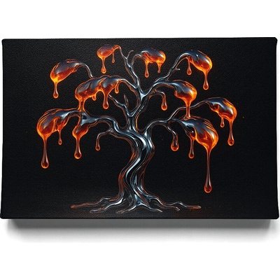 KRAFTHOUSE.EU Molten Nectar – obraz na plátno Premium Canvas | 100% bavlna | Různé rozměry Velikost: 40 x 30 cm