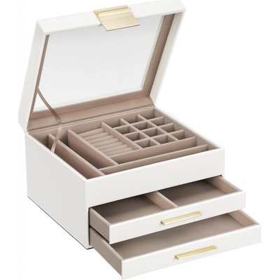 Songmics šperkovnice Tashi bílá