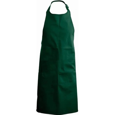 Kariban Zástěra s laclem K885 Bottle Green