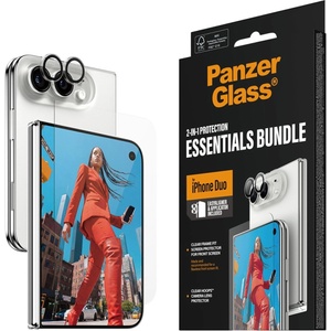 Panzer Стъклен протектор PanzerGlass за Apple iPhone Duo 2-in-1 Bundle (UWF Sub Screen + Hoops Transparent)