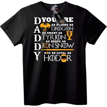 NOONEBRAND Тениска Герой от Game of Thrones - M, Black