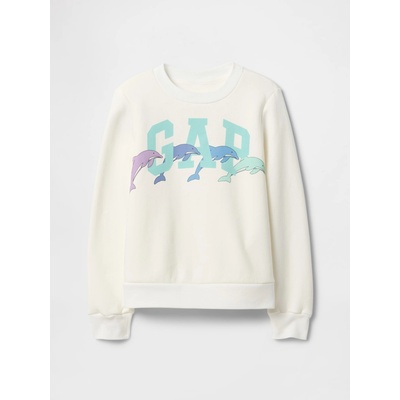 GAP Детски суитшърт с логото на GAP GAP | Byal | Момичешки | 160-164
