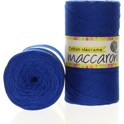 Maccaroni Cotton Macrame královská modř 46-502
