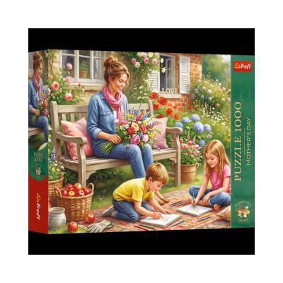 Trefl Premium Plus Mother's Day Rodzina w ogrodzie 1000 dielov