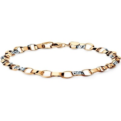 Savicki náramek dvoubarevné zlato B-B-B0207-00517-585-ZB
