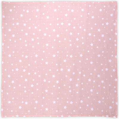 Lorelli Памучна пелена Lorelli - 80 х 80 cm, розови звезди (10340092302)