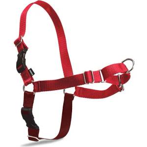 PetSafe Postройка против дърпане EasyWalk Harness - L, червен