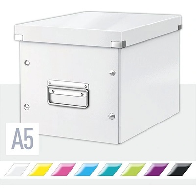Leitz WOW Click & Store A5 26 x 24 x 26 cm, biela