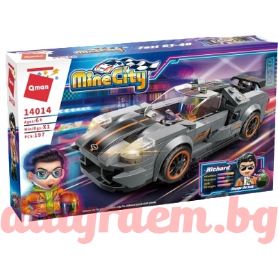 Qman Конструктор QMAN 14014 Автомобил Fett GT-40 (Q14014)