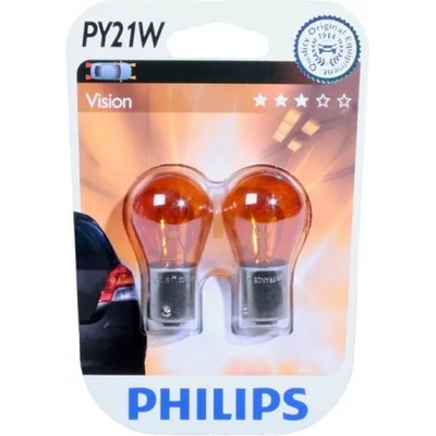 Philips PY21W автомобилна лампа за мигачи - 2 бр