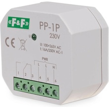 PP-1P/230 - Elektromagnetické pomocné relé, 230V, 16A, 1x NO/NC