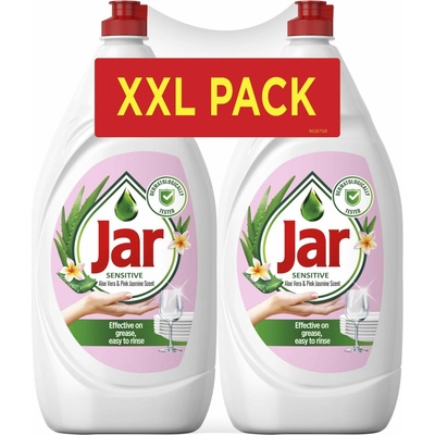 Jar prostředek na nádobí Aloe Vera & Jasmine 2 × 1,35 l – Sleviste.cz